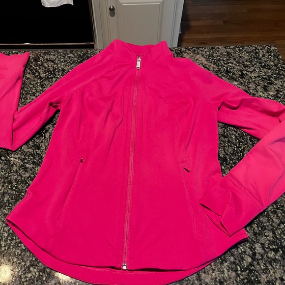 Athleta Salutation Jacket ~ Salvia Pink Size M - Picture 1 of 8